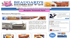 Desktop Screenshot of beaugardsbbq.com